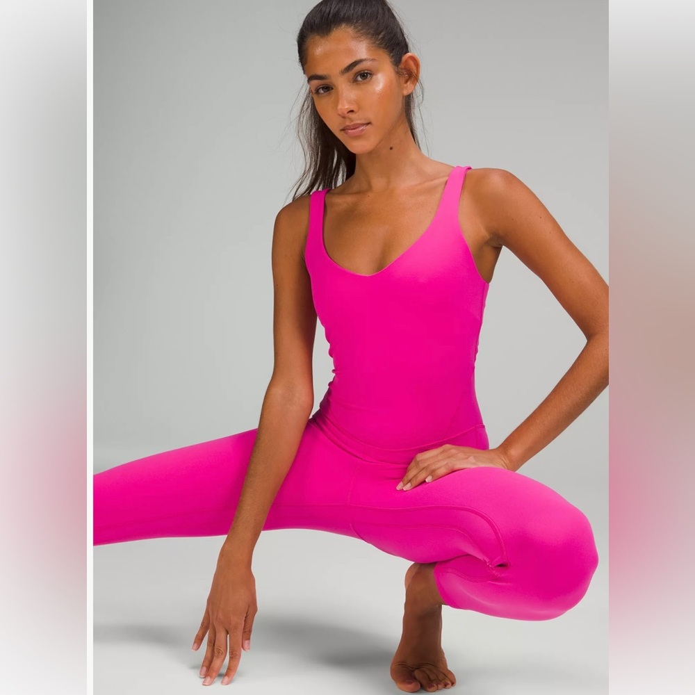 Pink Lululemon Align Bodysuit